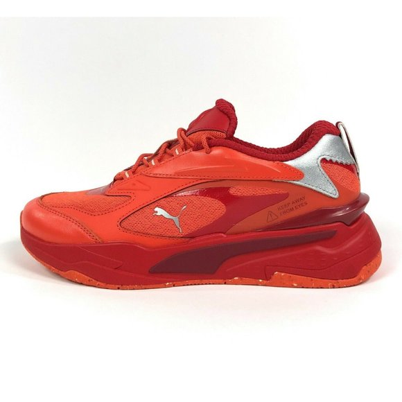 Puma RS-Fast Caliente Taqueria Shoes Sneakers Mens Low Top Orange Red 381505-01 - Picture 4 of 11
